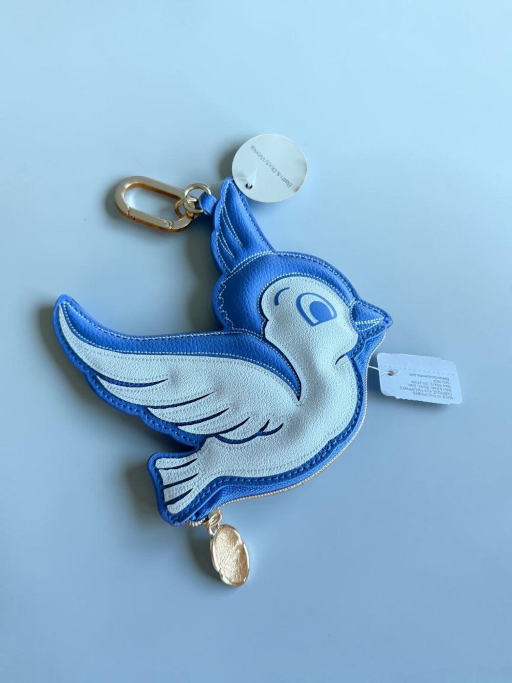 DISNEY Snow White Birdie x Bath Body Works Keychain Coin Pouch NEW NWT